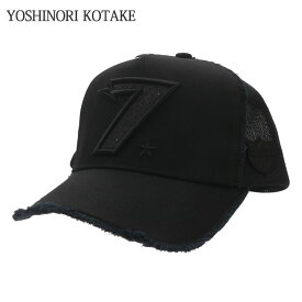 【本物・正規品】 新品 ヨシノリコタケ YOSHINORI KOTAKE LAME 7LOGO MESH CAP キャップ BLACK ブラック 黒 メンズ レディース