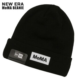 【本物・正規品】 新品 ニューエラ NEW ERA x モマ MoMA BEANIE ビーニー ニットキャップ BLACK ブラック メンズ レディース