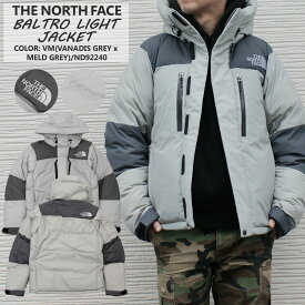 【本物・正規品】 新品 ザ・ノースフェイス THE NORTH FACE BALTRO LIGHT JACKET バルトロ ライト ジャケット ダウン VM(VANADIS GREYxMELD GREY) グレー 灰色 ND92240 メンズ