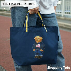 【本物・正規品】 新品 ポロ ラルフローレン POLO RALPH LAUREN Shopping Tote トートバッグ NAVY ネイビー メンズ レディース