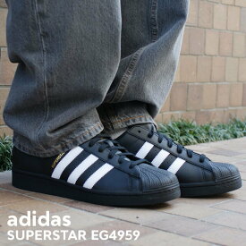 【本物・正規品】 新品 アディダス adidas SUPERSTAR スーパースター BLACK/WHITE ブラック/ホワイト EG4959 メンズ 新作