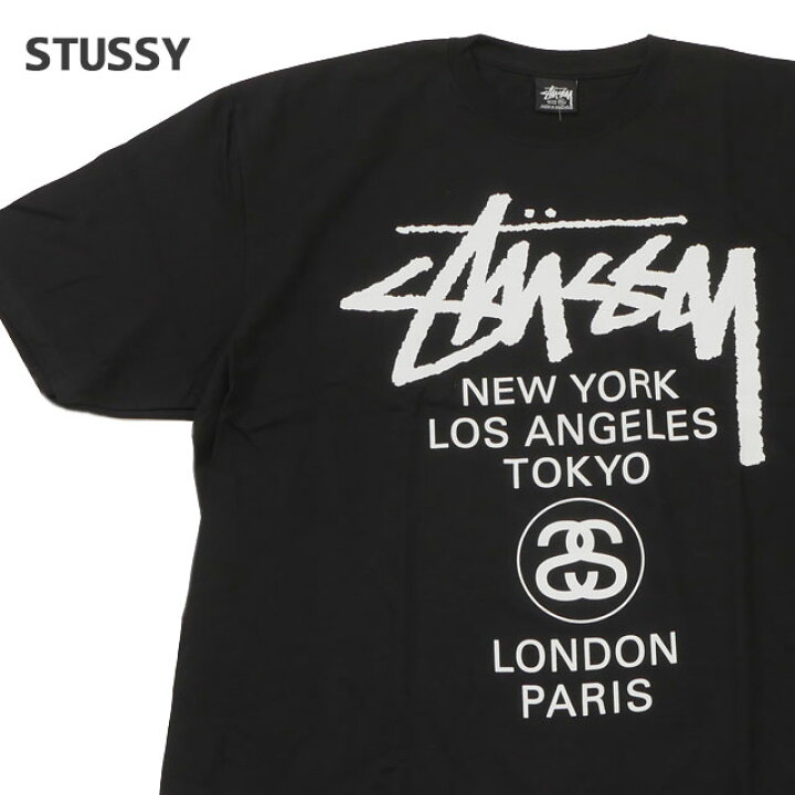 楽天市場】【本物・正規品】 新品 ステューシー STUSSY WORLD TOUR TEE  