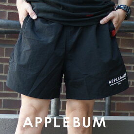 APPLEBUM正規取扱店 【本物・正規品】 新品 アップルバム APPLEBUM Active Nylon Shorts ナイロン ショーツ BLACK ブラック 黒 メンズ