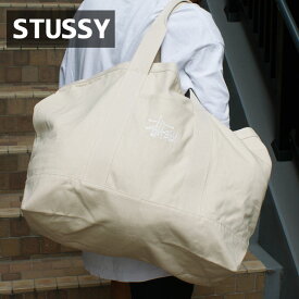【本物・正規品】 新品 ステューシー STUSSY CANVAS EXTRA LARGE TOTE BAG トートバッグ NATURAL ナチュラル 新作