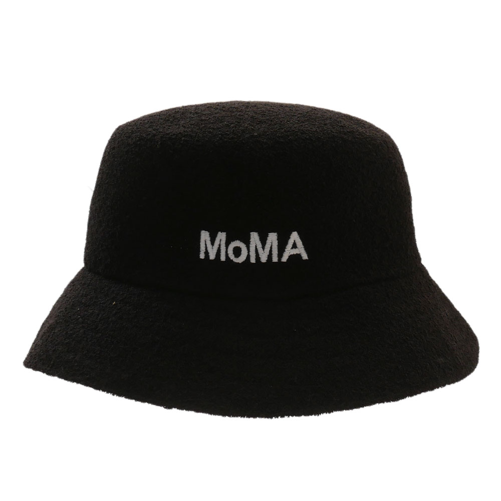【ショップレビュー4.9超えの高評価】 【本物・正規品】 新品 モマ MoMA KANGOL BUCKET HAT カンゴール バケットハット  バミューダ K3050ST BLACK ブラック メンズ ETF088 | ｅｓｓｅｎｓｅ