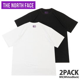 【本物・正規品】 新品 ザ・ノースフェイス パープルレーベル THE NORTH FACE PURPLE LABEL Pack Field Tee Tシャツ 2枚セット 新作 NT3364N nanamica ナナミカ 紫タグ アウトドア