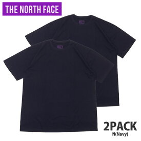 【本物・正規品】 新品 ザ・ノースフェイス パープルレーベル THE NORTH FACE PURPLE LABEL Pack Field Tee Tシャツ 2枚セット 新作 NT3364N nanamica ナナミカ 紫タグ アウトドア