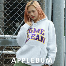 【本物・正規品】 新品 アップルバム APPLEBUM COME CLEAN Sweat Parka プルオーバーパーカー ASH アッシュ グレー メンズ