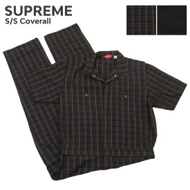 【本物・正規品】 新品 シュプリーム SUPREME S/S Coverall カバーオール オーバーオール ツナギ メンズ 新作 ストリート スケート スケーター