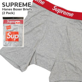 【本物・正規品】 新品 シュプリーム SUPREME x ヘインズ Hanes 24SS Boxer Briefs (2 Pack) ボクサーパンツ 2枚セット メンズ 2024SS 新作 ストリート スケート スケーター