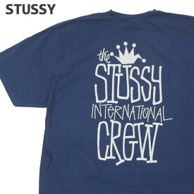 【本物・正規品】 新品 ステューシー STUSSY CROWN INTERNATIONAL PIG DYED TEE Tシャツ メンズ 新作