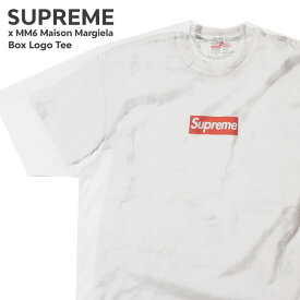 【本物・正規品】 新品 シュプリーム SUPREME x メゾン マルジェラ MM6 Maison Margiela 24SS Box Logo Tee ボックスロゴ Tシャツ メンズ レディース 2024SS 新作 ストリート スケート スケーター エムエム6