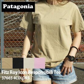 【本物・正規品】 [24SS新作追加] 新品 パタゴニア Patagonia Fitz Roy Icon Responsibili Tee フィッツロイ・アイコン レスポンシビリティー Tシャツ 37665 メンズ レディース アウトドア キャンプ 山 海 新作