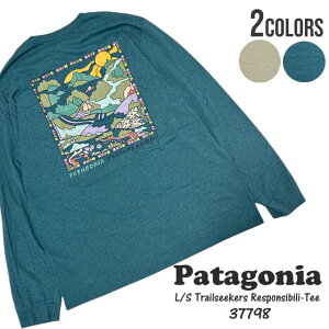 【本物・正規品】 新品 パタゴニア Patagonia Long-Sleeved Trailseekers Responsibili Tee ロングスリーブ トレイルシーカーズ レスポンシビリティー 長袖Tシャツ 37798 メンズ レディース アウトドア キャン