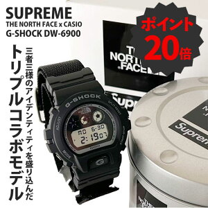 [Ԍ|Cg20{I] Vi Vv[ SUPREME x U m[XtFCX THE NORTH FACE x JVI CASIO G-SHOCK DW-6900 GVbN W[VbN rv fW^EHb` Y fB[X gvl