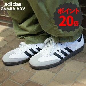 [Ԍ|Cg20{I] Vi AfB_X adidas SAMBA ADV To Xj[J[ FTWWHT/CBLACK/GUM5 zCg GZ8477 V
