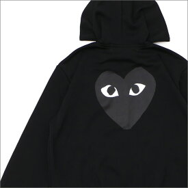 【本物・正規品】 PLAY COMME des GARCONS プレイ コムデギャルソン MEN'S BLACK HEART HOODIE パーカー BLACK 212001023041+【新品】