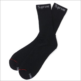 【本物・正規品】 新品 シュプリーム SUPREME Hanes Crew Socks 1足/単品/バラ売り BLACK 290003826911