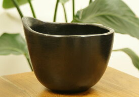 テラコッタ ボウルA ブラック 素焼き 鉢 おしゃれ 陶器 ガーデニング アジアン雑貨 バリ インテリア 観葉植物