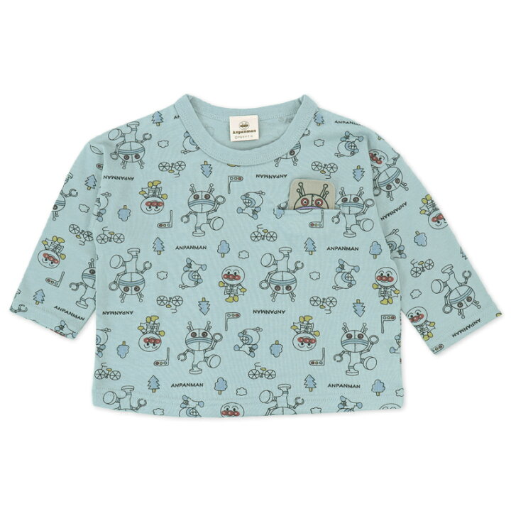 楽天市場】アンパンマン だだんだん 長袖 Tシャツ ロンt かくれんぼ 