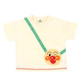 【ラスト1点】アンパンマン 半袖 Tシャツ 80 90 95 100 男の子 女の子 だだんだん ドキンちゃん コキンちゃん tシャツ 綿100 キッズ 服 ウェア 子供服 ポシェット デザイン トップス 春 夏 キャラクター 保育園 幼稚園 Aライン //メール便 なら 送料無料