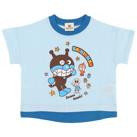 アンパンマン 半袖 Tシャツ ばいきんまん ドキンちゃん コキンちゃん 80 90 95 100 男の子 女の子 綿混 キッズ ベビー 服 ウェア 子供服 トップス 春 夏 キャラクター 保育園 幼稚園 入園 しょくぱんまん カレーパンマン クリームパンダ チーズ //メール便 なら 送料無料