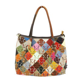 【送料無料】Estacion～エスタシオン～・蝶々モチーフ本革マルチ2wayバッグ【740b】