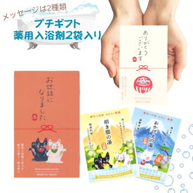 メール投函（8個まで）薬用入浴剤 まめふく銭湯 2包セット 医薬部外品 プチギフト ホワイトデー バスギフト 退職 引っ越し お返し お礼 ごあいさつ メッセージ入り 御挨拶 販促品 粗品 景品 記念品 ノベルティ お配り 日本製 みやげ インバウンド 日本風ギフト