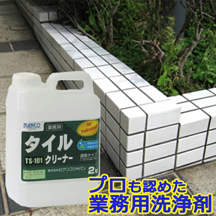 楽天市場】タイルクリーナー 2kg（ポリ容器入り）TS-101 ビアンコ 