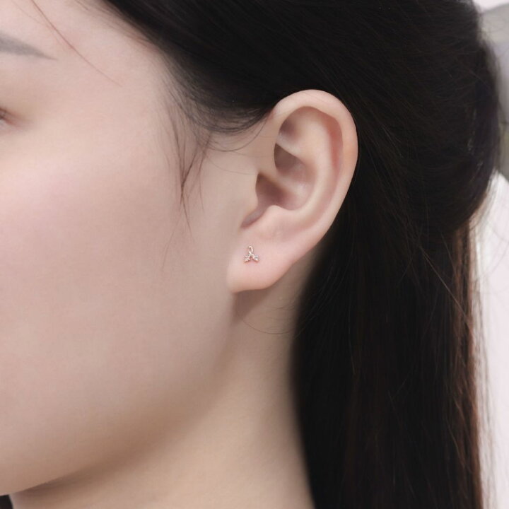 楽天市場】ピアス レディース ダイヤモンド K10 イエローゴールド 10k 