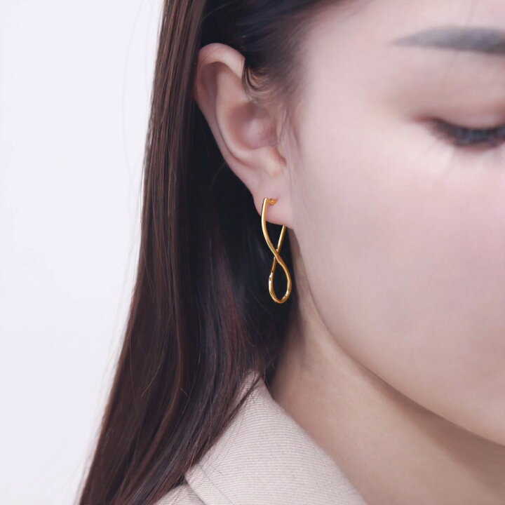 楽天市場】【 WEB限定 】 ピアス フープピアス レディース K10 