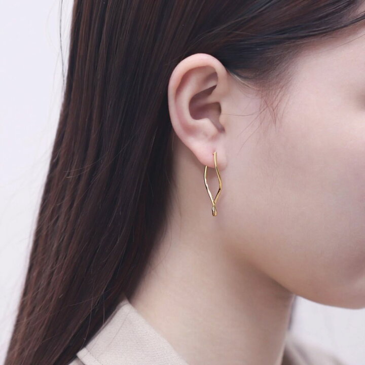 楽天市場】【 WEB限定 】 ピアス フープピアス レディース K10 