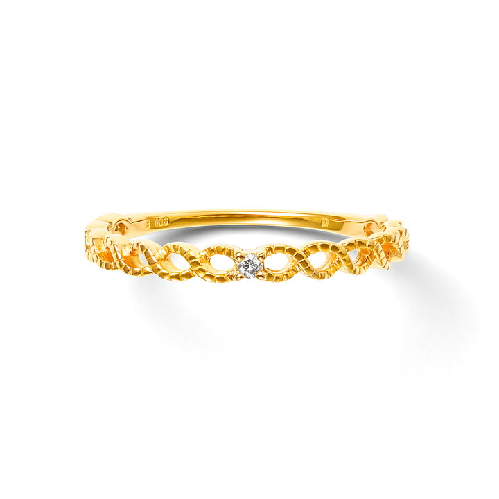 楽天市場 リング レディース ダイヤモンド K10 イエローゴールド シンプル 10k 10金 Bloom ブルーム 誕生石 プレゼント 贈り物 ギフト ご褒美 代 30代 40代 50代 60代 ジュエリー ブランド Bloom Online Store 楽天市場店