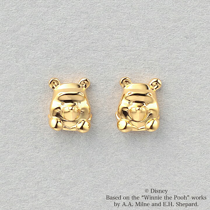 楽天市場 ピアス レディースシルバー イエローゴールドメッキ Bloom ブルーム ディズニー くまのプーさん プレゼント 贈り物 ギフト ご褒美 代 30代 40代 50代 60代 ジュエリー ブランド Bloom Online Store 楽天市場店