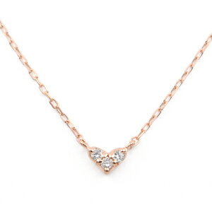 ネックレス レディース ダイヤモンド K10 ピンクゴールド 10k 10金 ハート 【 BLOOM ブルーム 】 プレゼント 贈り物 ギフト 20代 30代 40代 50代 60代 ジュエリー