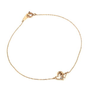 ブレスレット レディース ダイヤモンド K10 ピンクゴールド 10k 10金 ハート 【 BLOOM ブルーム 】 プレゼント 贈り物 ギフト 20代 30代 40代 50代 60代 ジュエリー