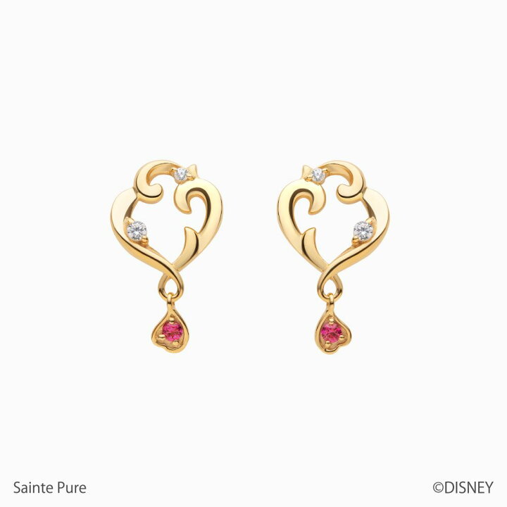 楽天市場 Web限定商品 Disney ディズニー 美女と野獣 ピアス レディース キュービックジルコニア シルバー Bloom ブルーム クリスマス 彼女 パートナー 妻 嫁 奥さん プレゼント 贈り物 ギフト 代 30代 40代 50代 60代 Bloom Online Store 楽天市場店