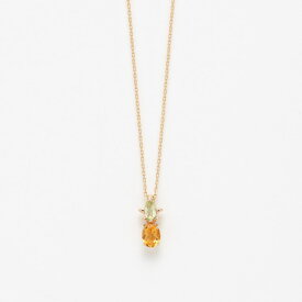 【数量限定SALE 50％OFF】 【 WEB限定 】 ネックレス レディース シトリン K10 イエローゴールド 10k 10金 パイナップル 【 ESTELLE エステール 】 プレゼント 贈り物 ギフト 20代 30代 40代 50代 60代 ジュエリー