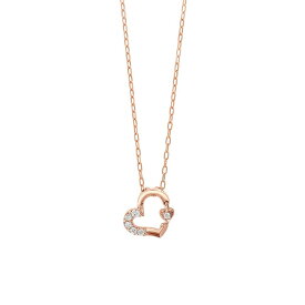 【 WEB限定 】 ネックレス レディース ダイヤモンド K10 ピンクゴールド 10k 10金 ハート 【 ESTELLE エステール 】 プレゼント 贈り物 ギフト 20代 30代 40代 50代 60代 ジュエリー