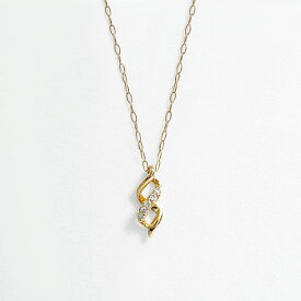 【1/21 9:59迄10％OFFクーポン有】 【 WEB限定 】 ネックレス レディース ダイヤモンド K18 イエローゴールド 18k 18金 【 ESTELLE エステール 】 プレゼント 贈り物 ギフト 20代 30代 40代 50代 60代 ジュエリー