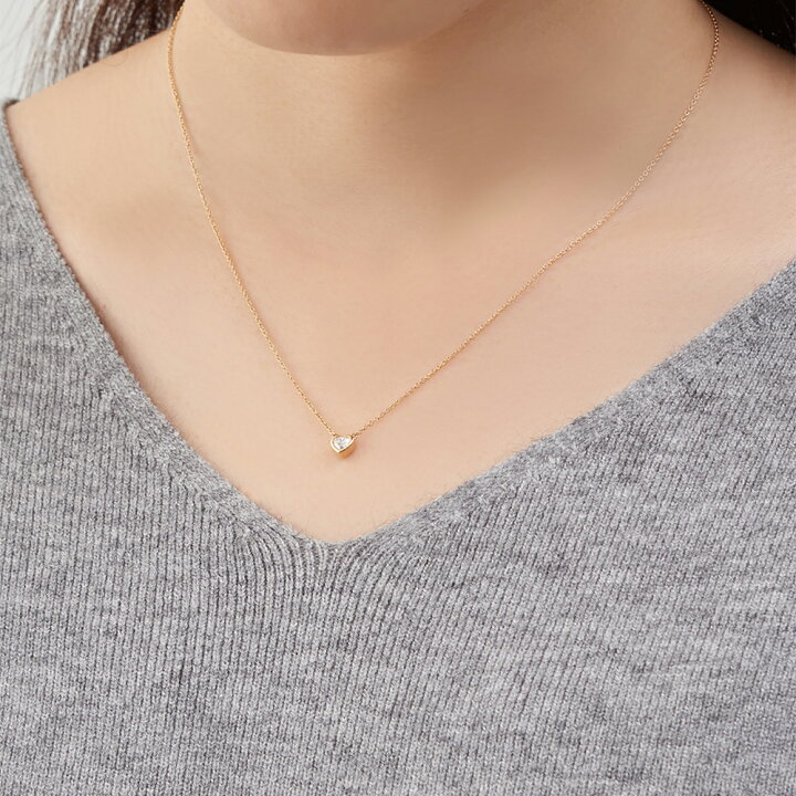楽天市場】【WEB限定商品】 ネックレス レディース ダイヤモンド 0.18 