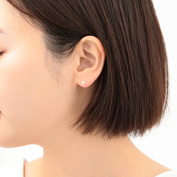 楽天市場】【 WEB限定 】 ピアス レディース ダイヤモンド K18 