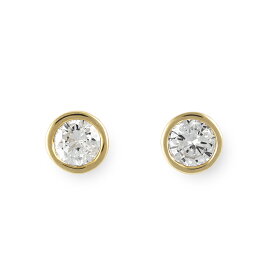 【WEB限定商品】 ピアス レディース ダイヤモンド K18 イエローゴールド 18k 18金 一粒 1粒 0.26ct 【 ESTELLE エステール 】 母の日 プレゼント 贈り物 ギフト 20代 30代 40代 50代 60代 ジュエリー