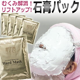 1回440円 石膏パック「Hard Mask」5回分（250g×5袋）エステ業務用 ハードマスク ホット クレイマスク 即日発送・あす楽