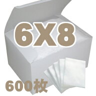 業務用フェイシャルコットン 【エステ化粧用コットン】 6×8cm（600枚） エステ・ネイル用コットン カッ…