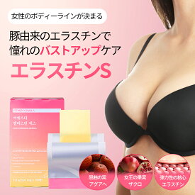 ヨエスター エラスチン S 320mg*30枚(1ヶ月)　ハリ 弾力 エラスチン アグアヘ ザクロ サプリメント インナービューティ 美容 美肌 バストケア バストケアサプリ フィルム型サプリ ODF 飲む韓国コスメ