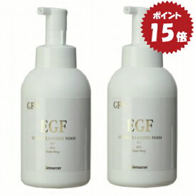 【最大20%Pバック】【2本セット】デマレ GF炭酸洗顔フォーム 500mL×2本 業務用 炭酸 洗顔 洗顔フォーム エイジングケア 保湿 EGF様成分 イージーエフ グロスファクター様成分 成長因子様成分 demarrer 正規品 30代 40代 50代 60代 母の日 送料無料