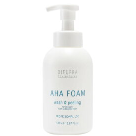 デュフラフィトフォース AHAフォーム 500mL クレンジング 洗顔 パック 3つの機能が1つに！弱酸性洗顔フォーム フルーツ酸 カムカム果実 くすみ 角質 無香料 無着色 無鉱物油 アルコールフリー DIEUFRA Phyto-Force 正規品【送料無料/沖縄・離島除く】