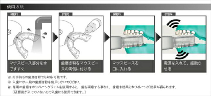 楽天市場】360度電動歯ブラシ マウスクリン スターターキット（本体 