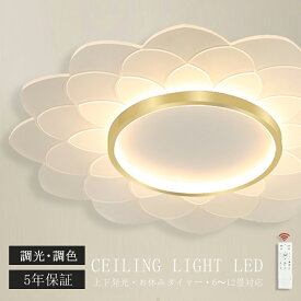 ＼楽天1位 ★5年保証／シーリングライト LED おしゃれ 北欧 調光調色 省エネ 天井照明 スマホ リモコン操作 取付簡単 6畳 8畳 10畳 12畳 明るい インテリア 照明器具 和室 洋室 居間 天井照明 カフェ 電気 ダイニング キッチン インテリア照明 台所 和室 玄関 明るい